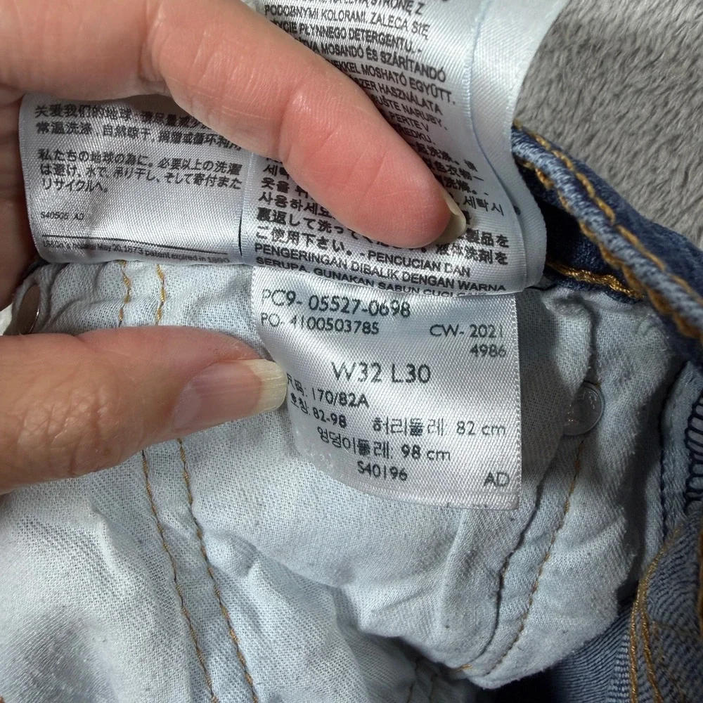 Levis 527 Bootcut Jeans Mens‎ 32x30 (Fits 30x29) Blue Medium Wash Denim